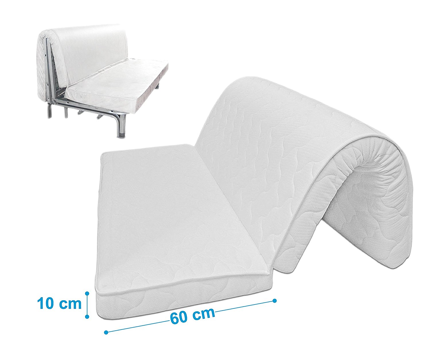 Materassi pieghevoli per divano letto for Materasso per divano letto matrimoniale pieghevole